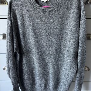 Z Supply Heather Gray Crew Neck Sweater